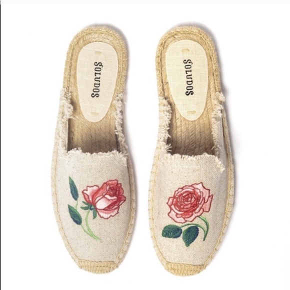 Soludos Shoes - Soludos Vogue 125 Embroidered Espadrille Mule